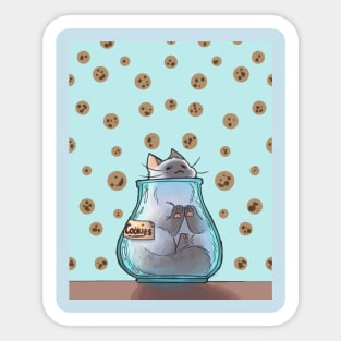 Cookie the Cat Sticker